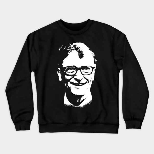 Bill Gates Portrait Crewneck Sweatshirt by phatvo